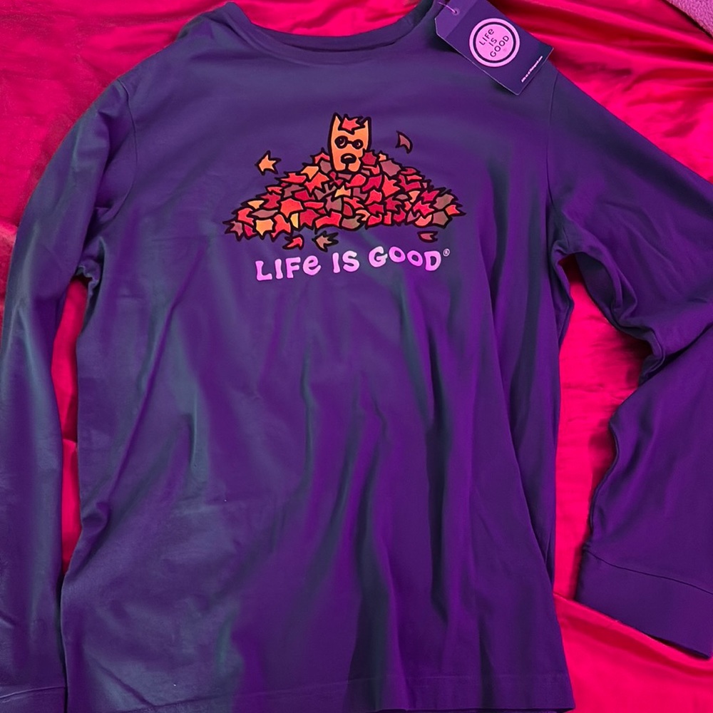 Life is good long sleeve shirt
